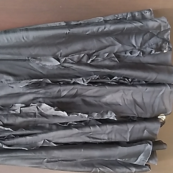 CCO | ADRIENNE VITTADINI | Black Sheer Maxi Skirt Size 0 =A-Line High Waist - Picture 11 of 15